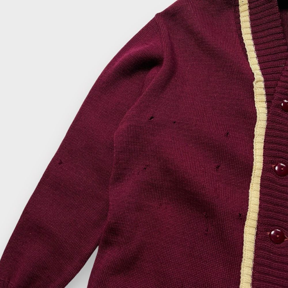 Vtg Florence Knitting Mills Letterman Sweater, College Varsity, 100% Wool, Band - Picture 7 of 8